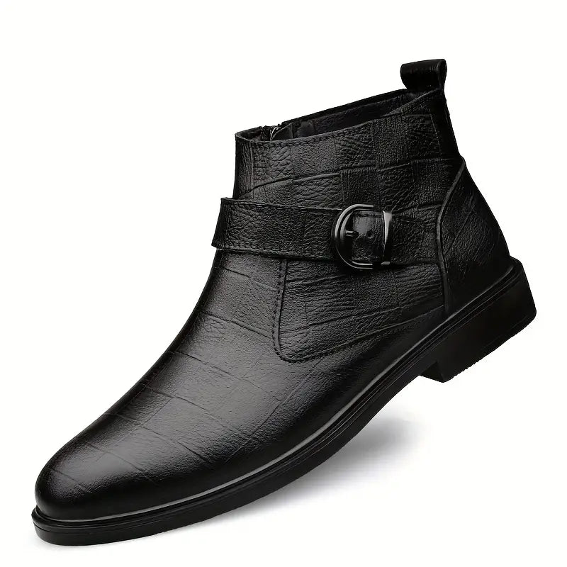 Herren Schnallenschuhe aus Leder