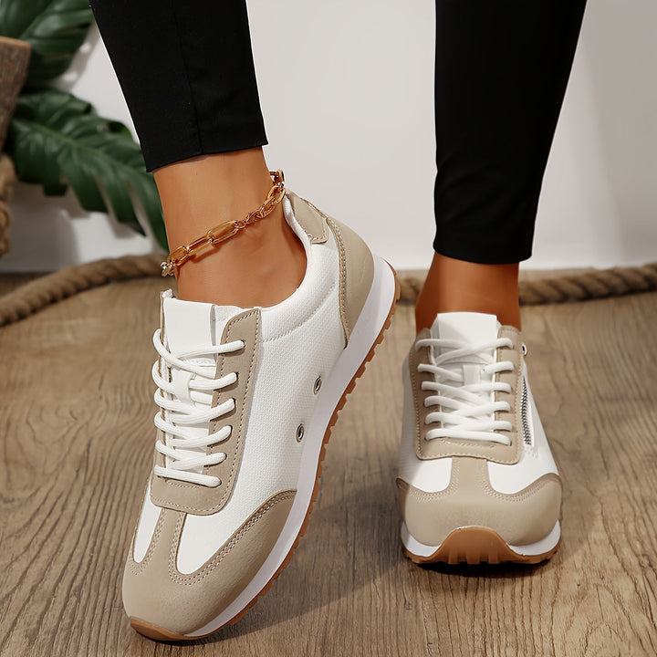Damen Schnürsneaker Mit Fußstützender Sohle