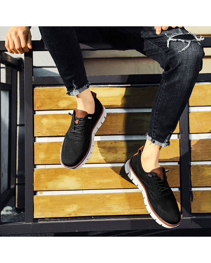 Herren Schnürer Plattform Turnschuhe