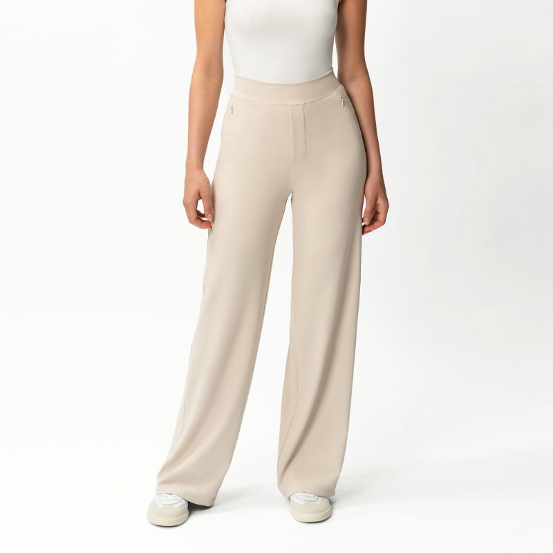 Damen Weite Bein Hose