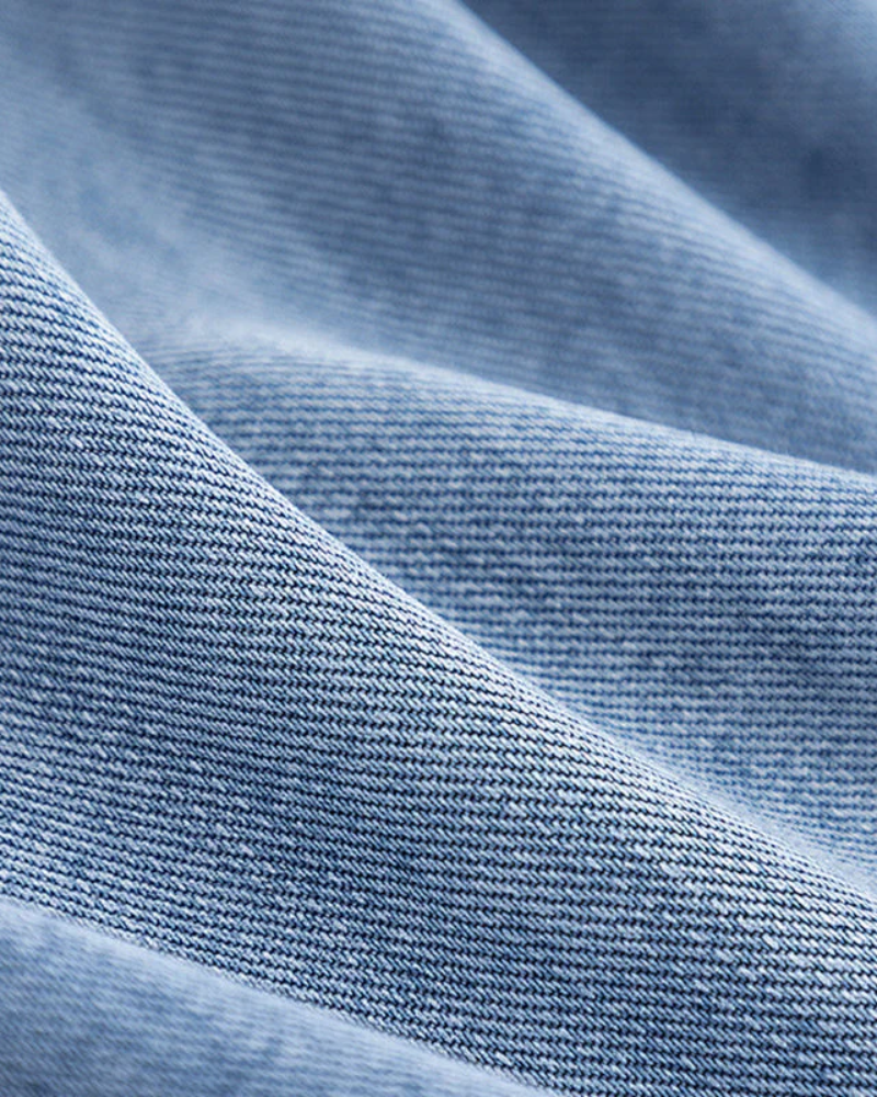 Damen Geknöpfte Wildleder Denim Jacke