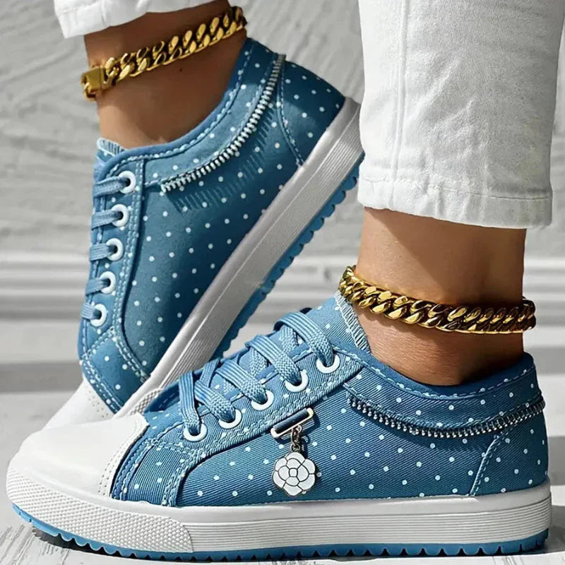 Damen Mesh Schnürsneaker