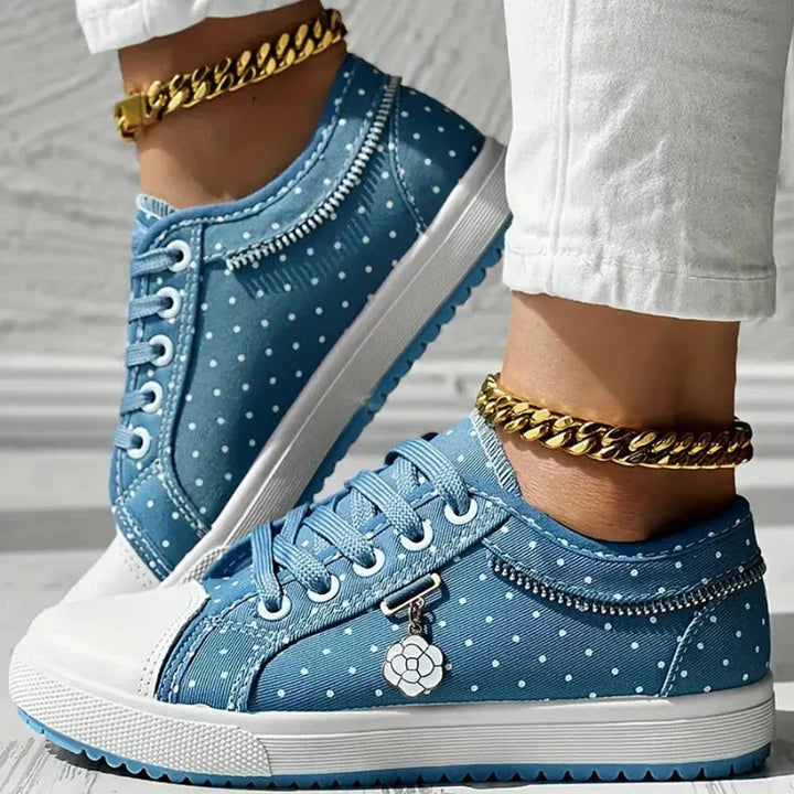 Damen Mesh Schnürsneaker