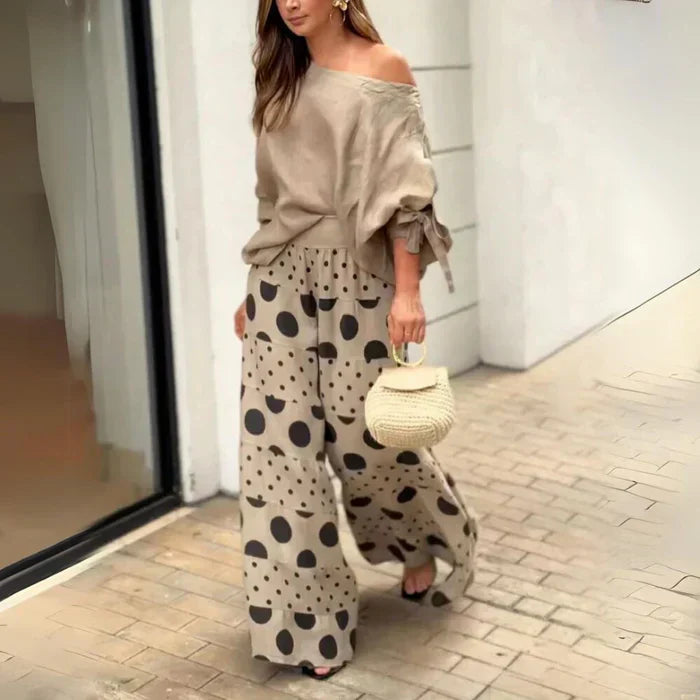 Damen Zweiteiliges Maxi Outfit Set