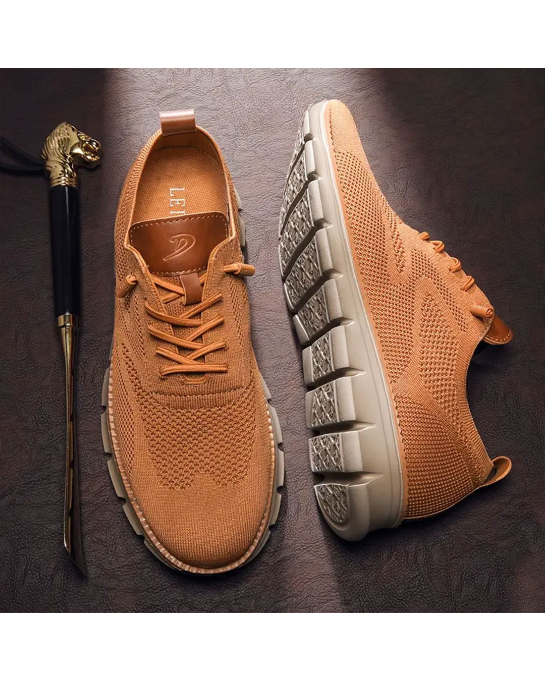 Herren Schnürer Plattform Turnschuhe