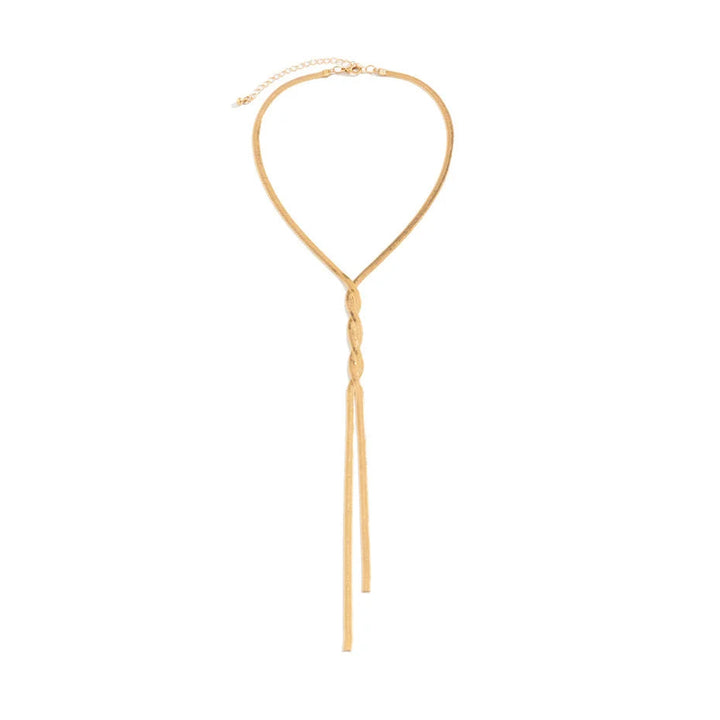 Lange Kette – SleekLuxe – Elegant & verstellbar – Geflochtene Glieder