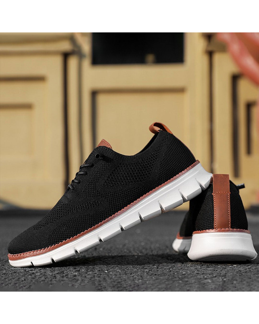 Herren Schnürer Plattform Turnschuhe