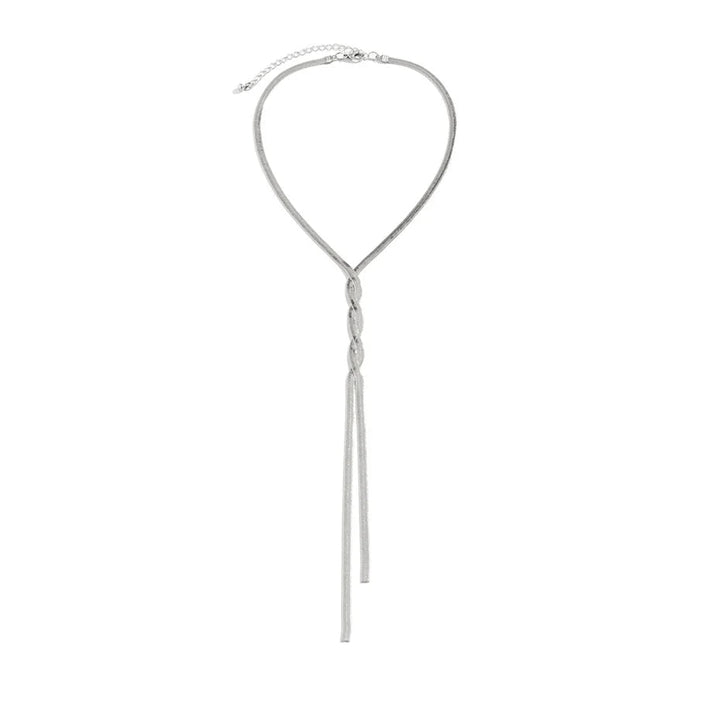 Lange Kette – SleekLuxe – Elegant & verstellbar – Geflochtene Glieder