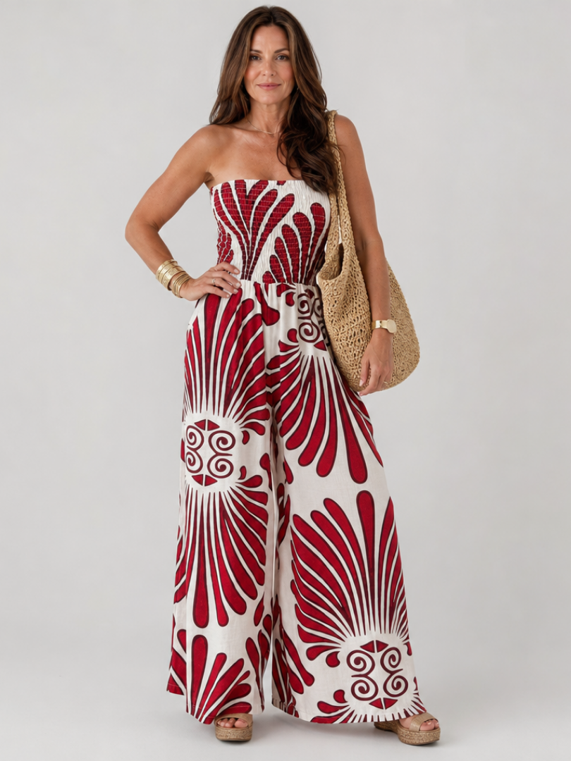 Dyman | Schulterfreies Maxikleid mit fließender Silhouette