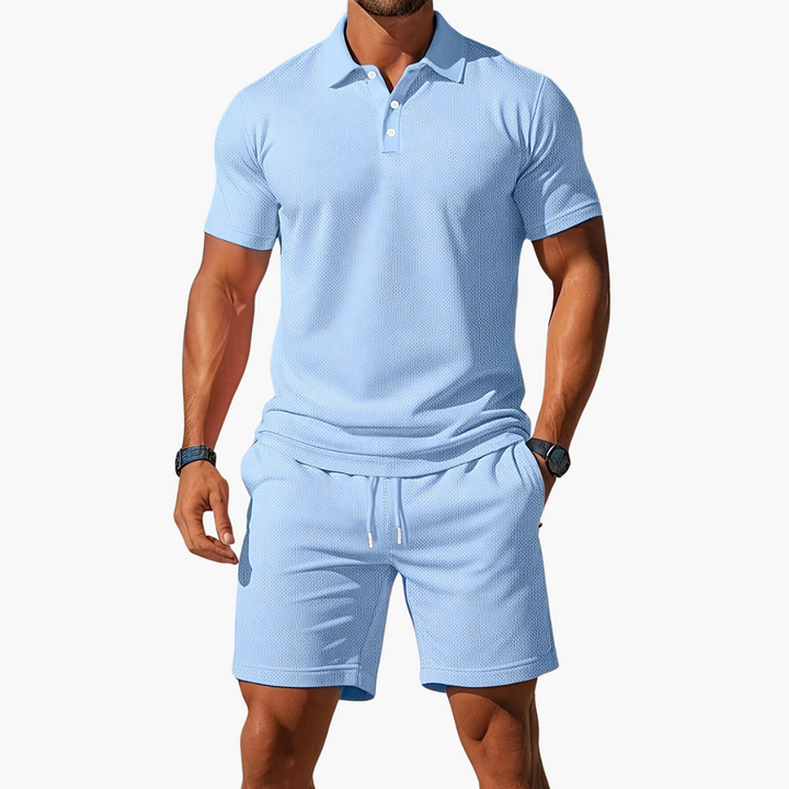 Herren Kurzarm Polo Set