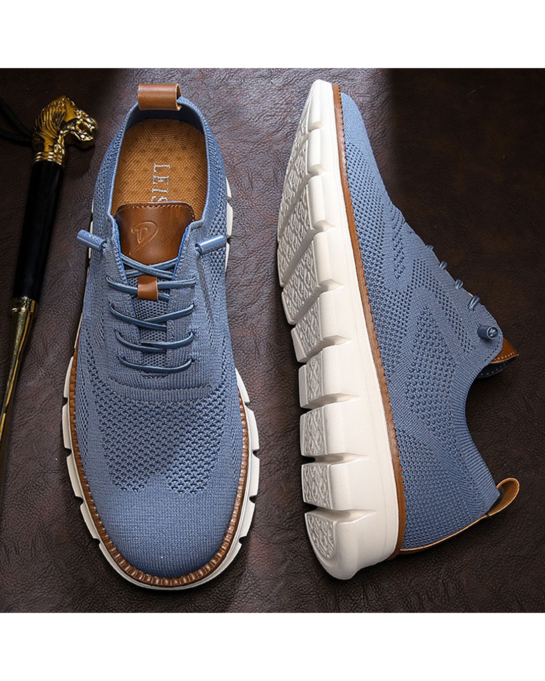 Herren Schnürer Plattform Turnschuhe
