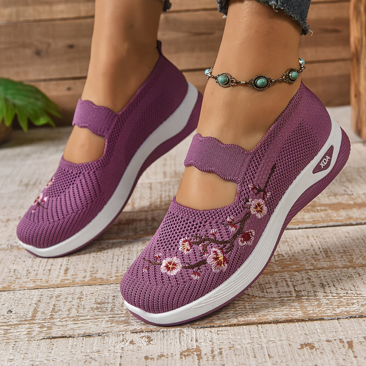 Damen Atmungsaktive Slip On Bequemschuhe