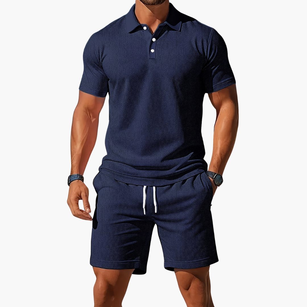 Herren Kurzarm Polo Set