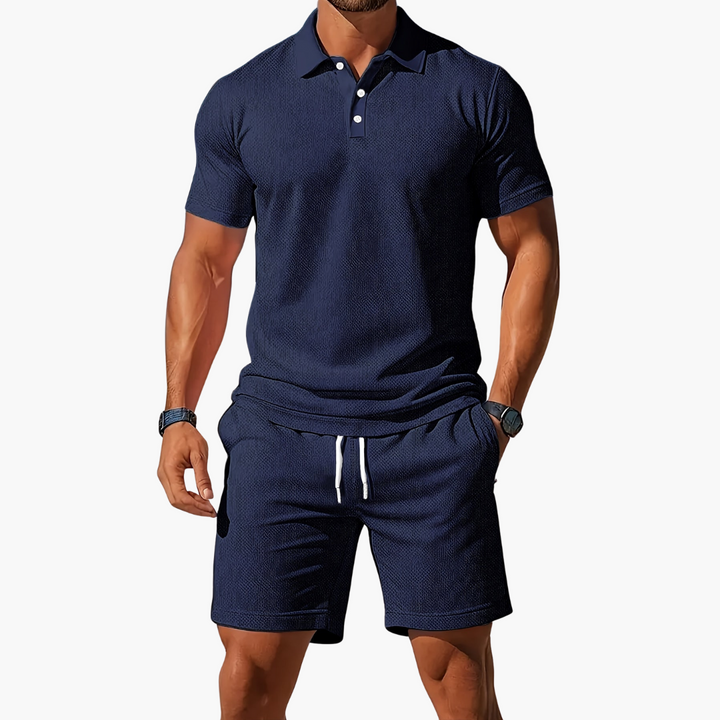 Herren Kurzarm Polo Set