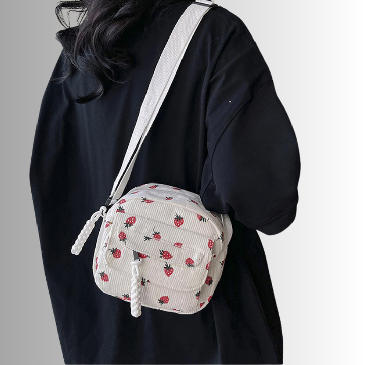 Damen Cord Mini Tasche