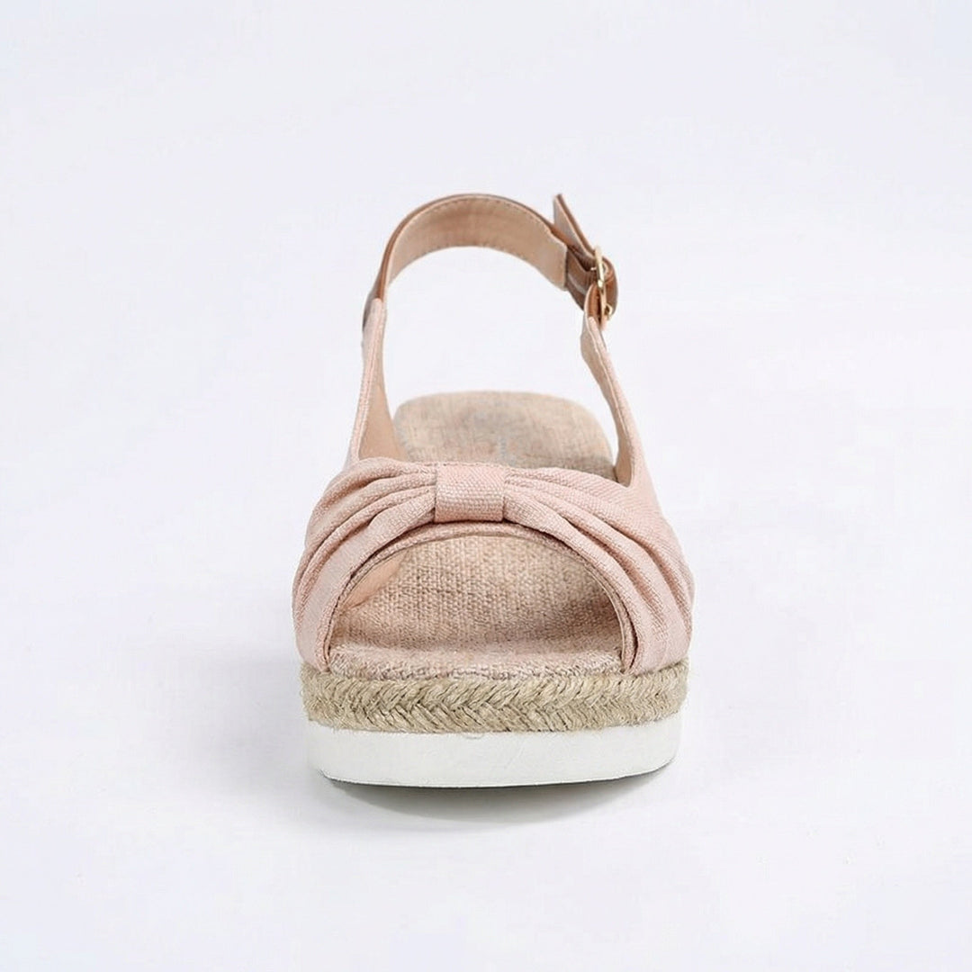 Damen Orthopädische Spitz-Zehen Platform Sandalen – Stilvolle Schnallen Komfort Schuhe