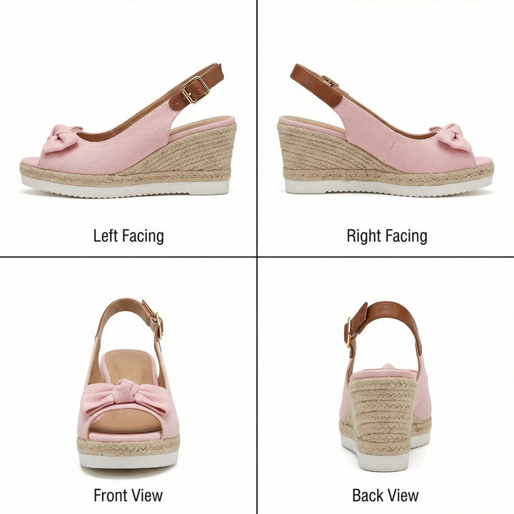 Damen Orthopädische Spitz-Zehen Platform Sandalen – Stilvolle Schnallen Komfort Schuhe