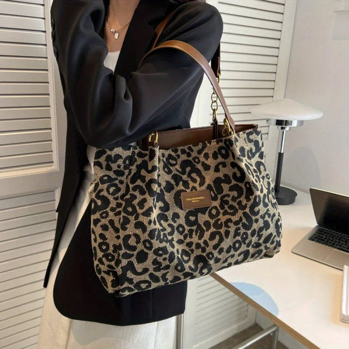 Damenhandtasche mit Animalprint