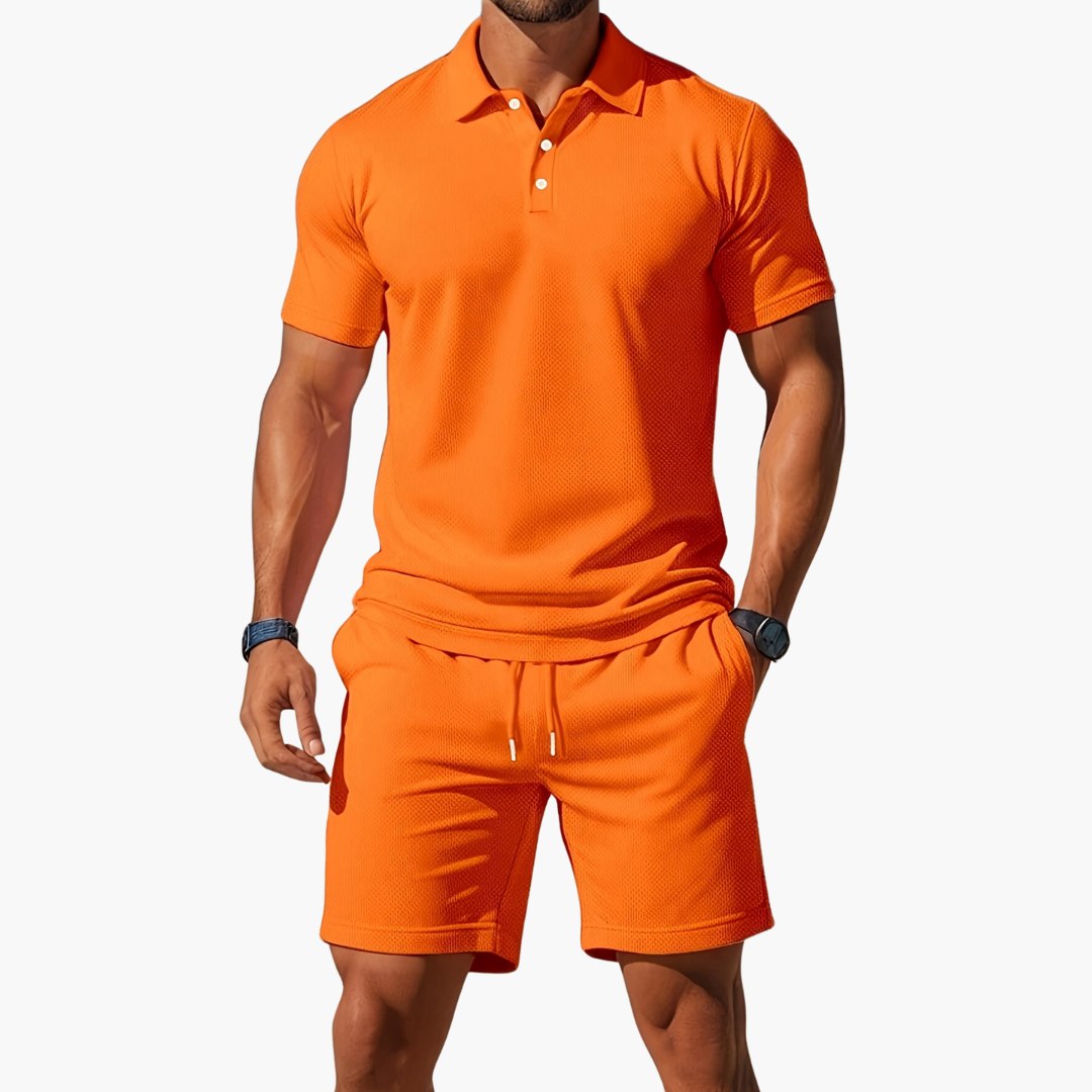 Herren Kurzarm Polo Set