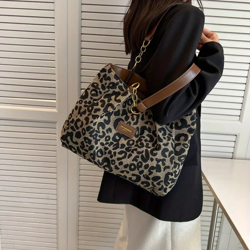 Damenhandtasche mit Animalprint