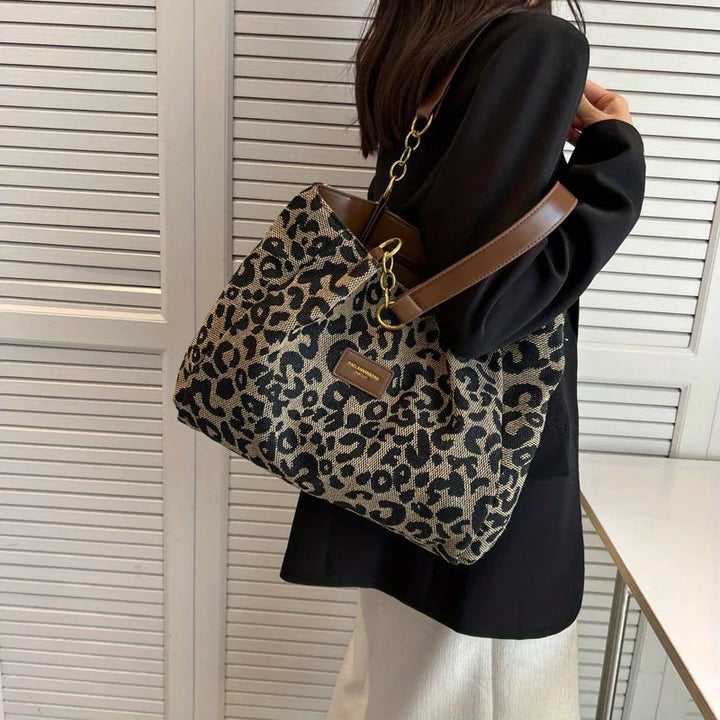 Damenhandtasche mit Animalprint