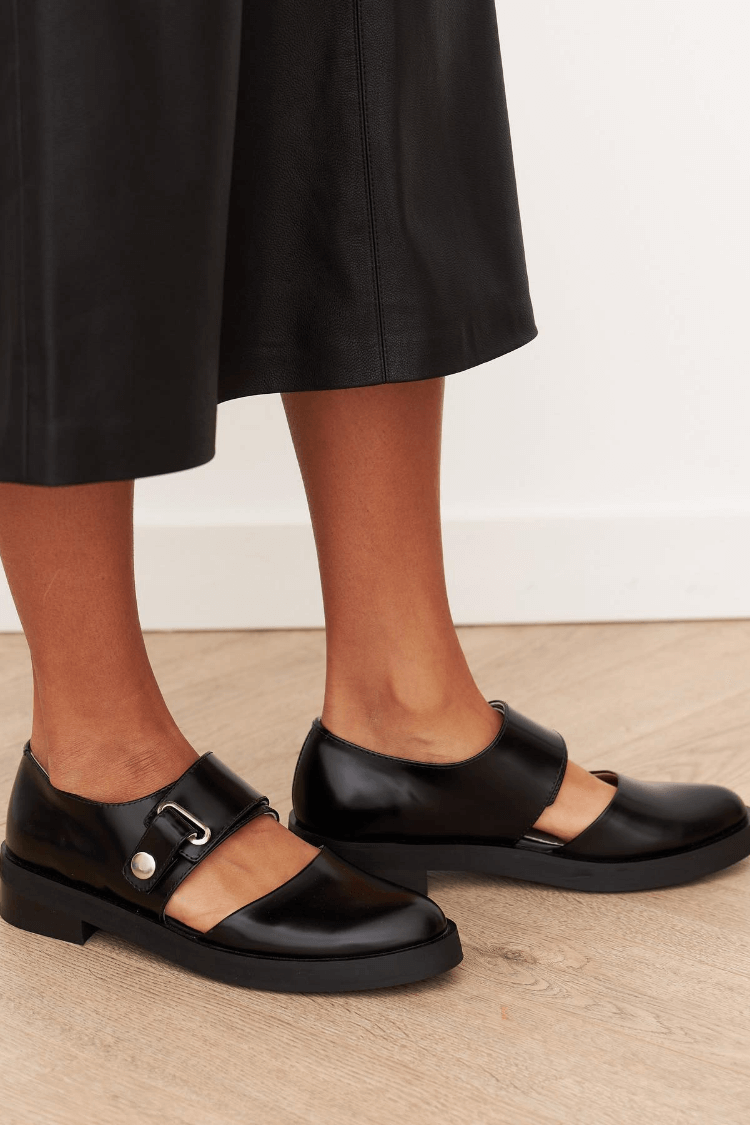Mühelos schicke schwarze Damen-Loafer