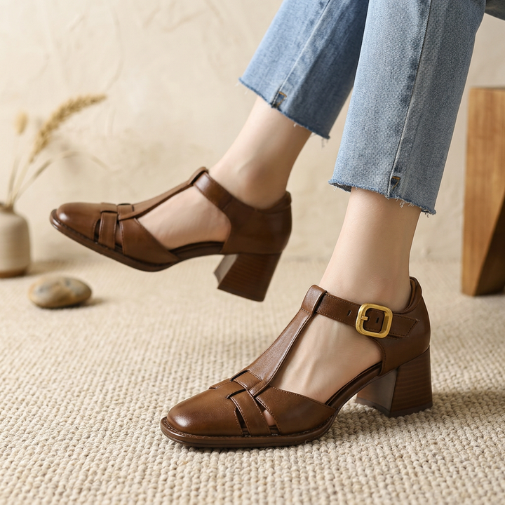 Damen Chiko Mikhaila Quadratische Blockabsatzschuhe – Elegantes Bequemes Schuhwerk