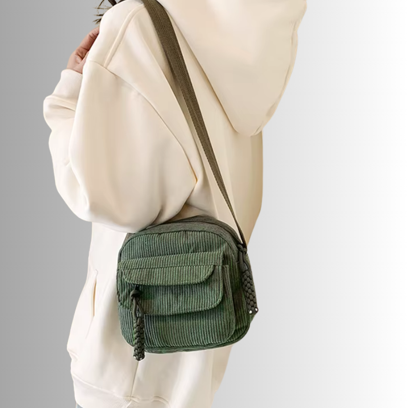 Damen Cord Mini Tasche