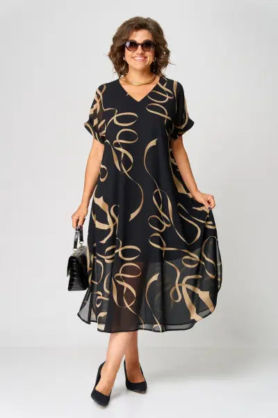 Nora Bequemes Elegantes Kleid