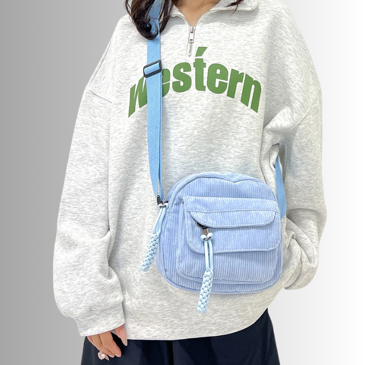 Damen Cord Mini Tasche
