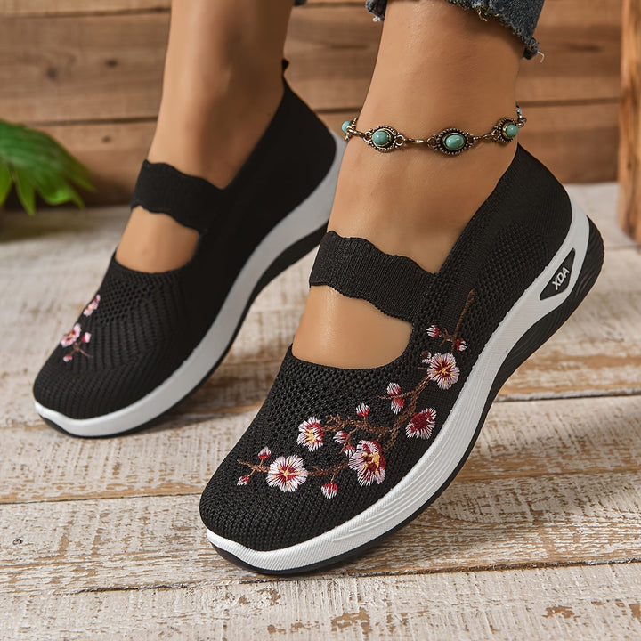 Damen Atmungsaktive Slip On Bequemschuhe