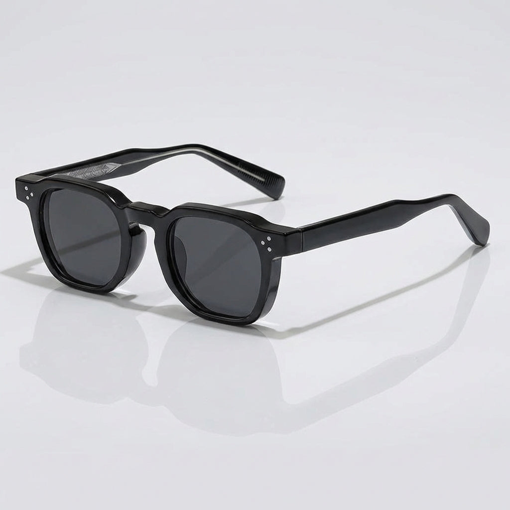 Unisex Quadratische Rahmen Sonnenbrille – Stilvolle UV Schutz Brille