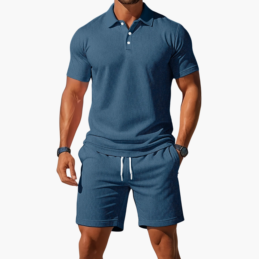 Herren Kurzarm Polo Set