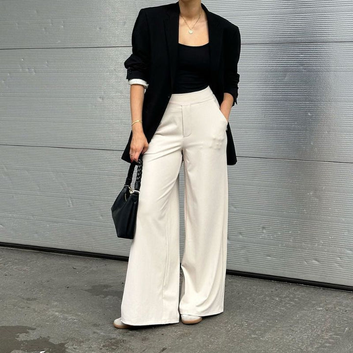 Damen Weite Bein Hose