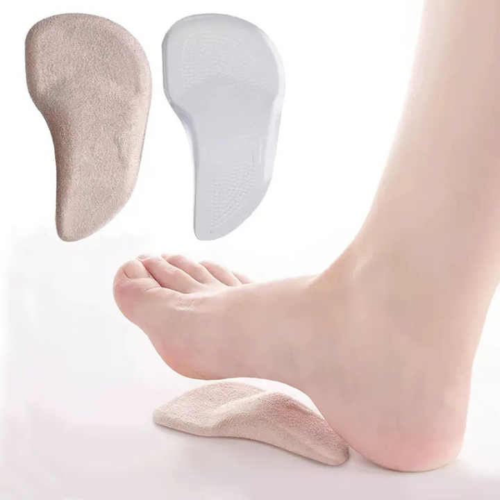 Orthopädische Silikon Gel Einlegesohlen – Stoßdämpfende Fußgewölbe Stütze