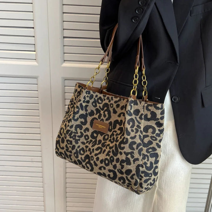Damenhandtasche mit Animalprint