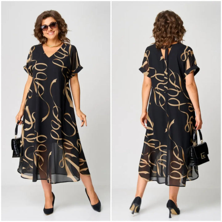 Nora Bequemes Elegantes Kleid