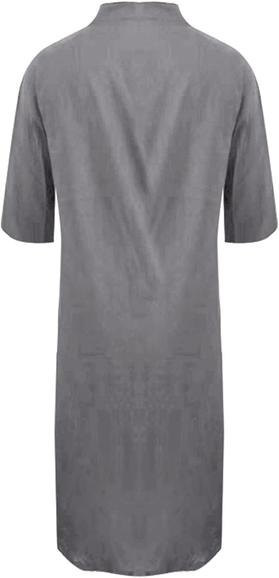 Damen Oversized Hemdblusenkleid – Langes Freizeit Kleid Mit Taschen