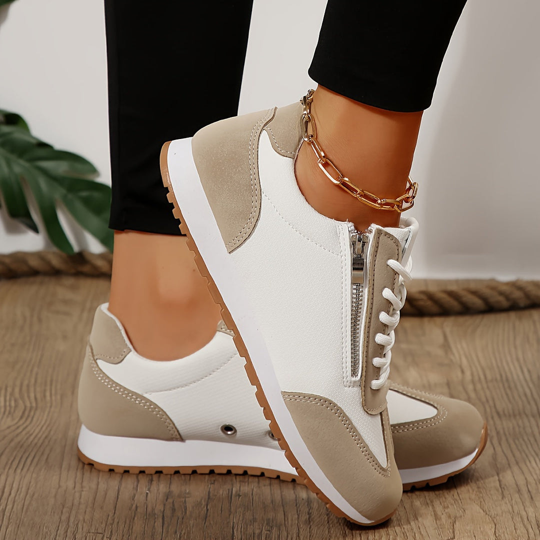 Damen Schnürsneaker Mit Fußstützender Sohle