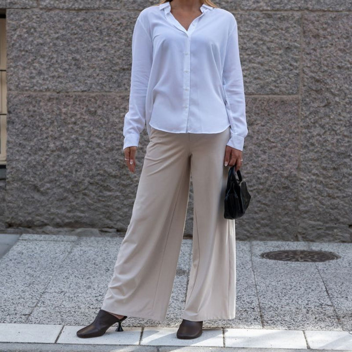 Damen Weite Bein Hose