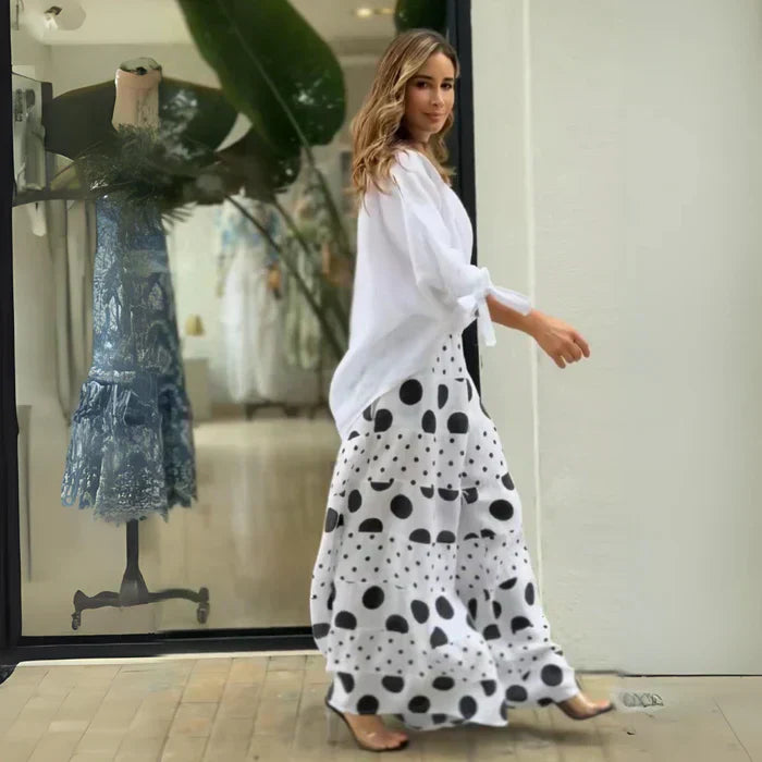 Damen Zweiteiliges Maxi Outfit Set