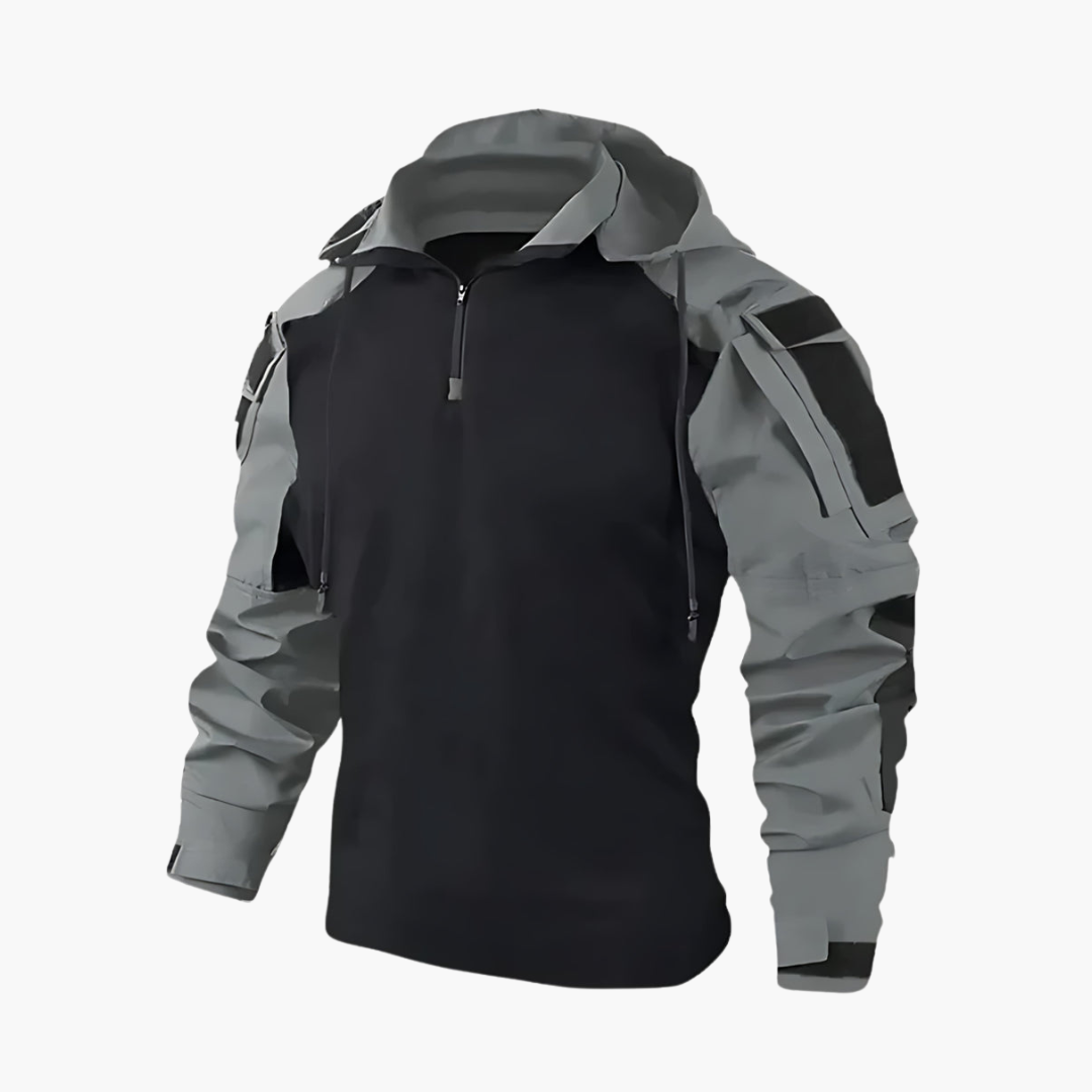 Combat Reißverschluss Kapuzenjacke