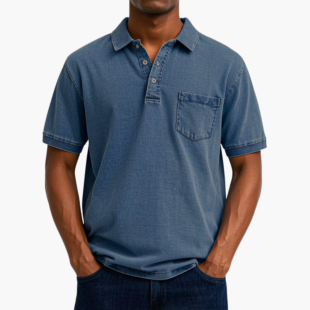 Herren Kurzarm Baumwoll Polo