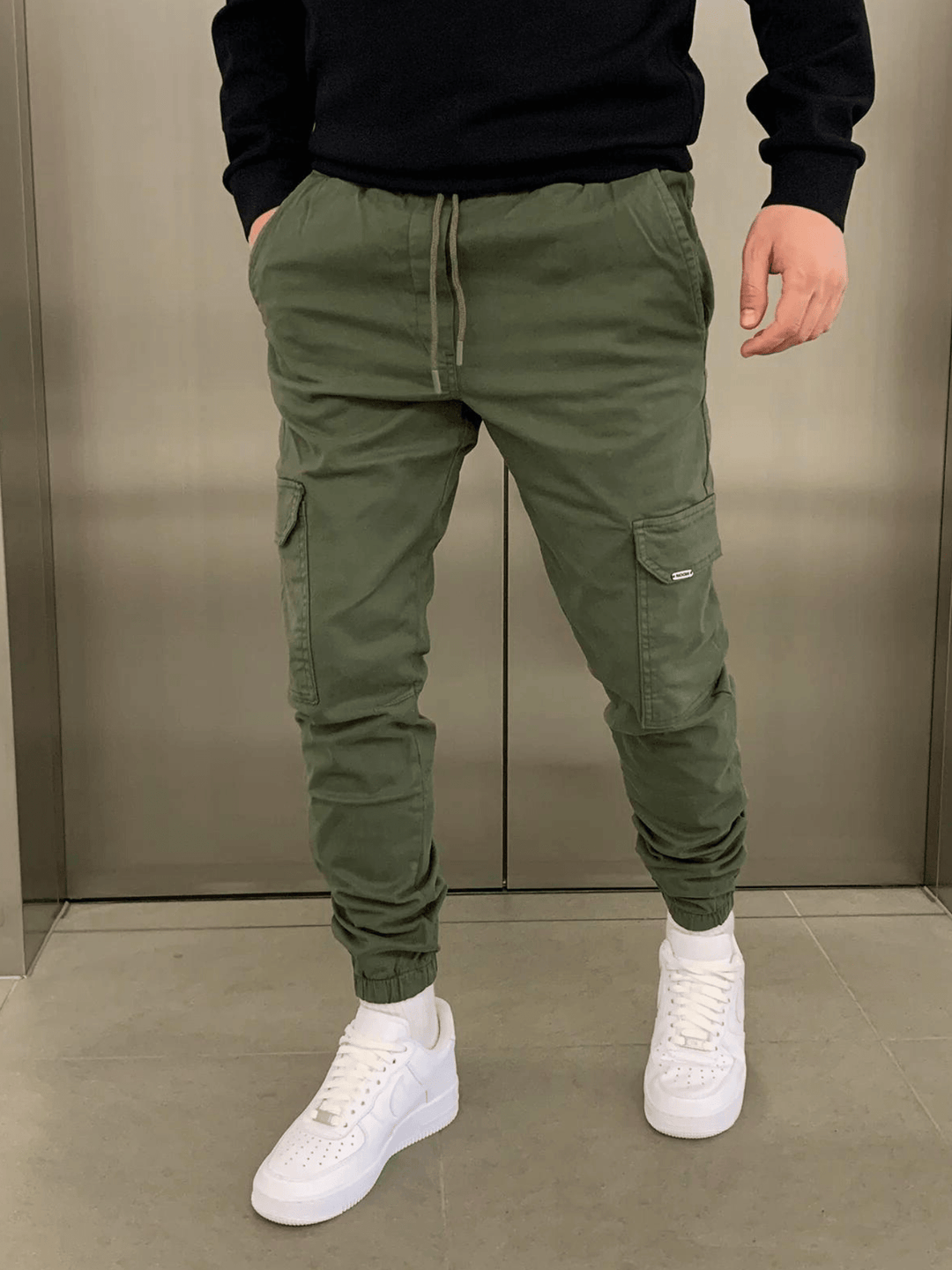 Herren Stretch Cargo Hose