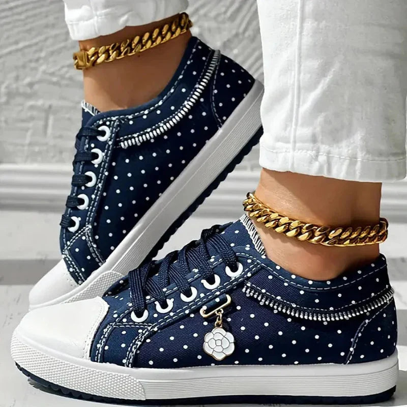 Damen Mesh Schnürsneaker