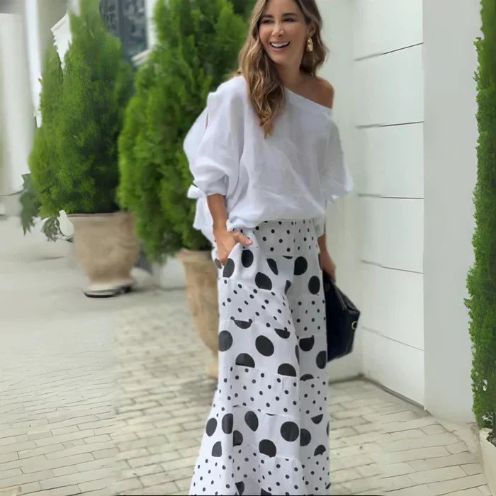 Damen Zweiteiliges Maxi Outfit Set