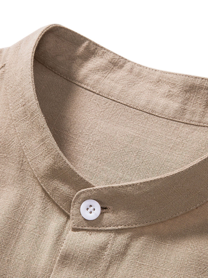 Herren Sommer Zweiteiler Set – Leichtes Hemd Mit Freizeit Hose
