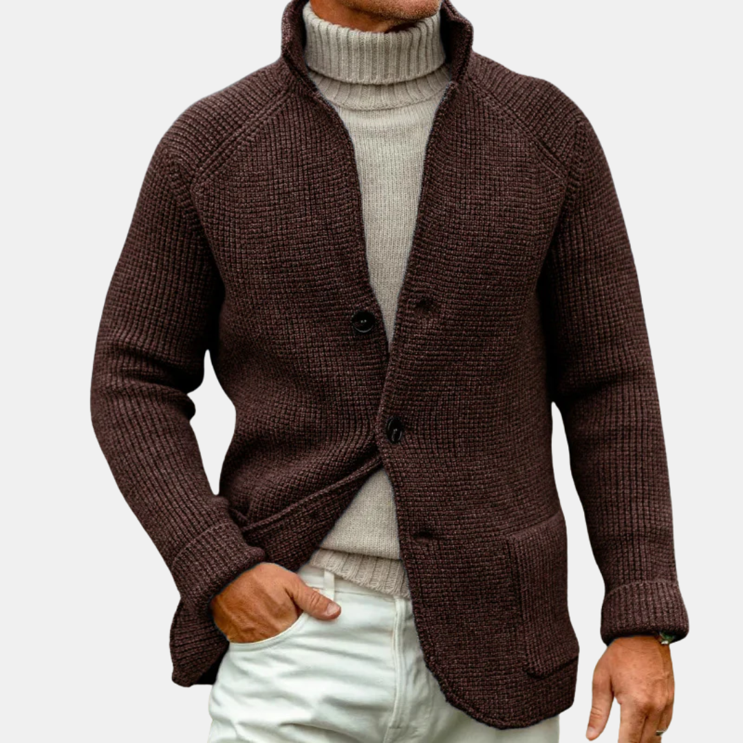 Strickjacke mit Knöpfen für Männer