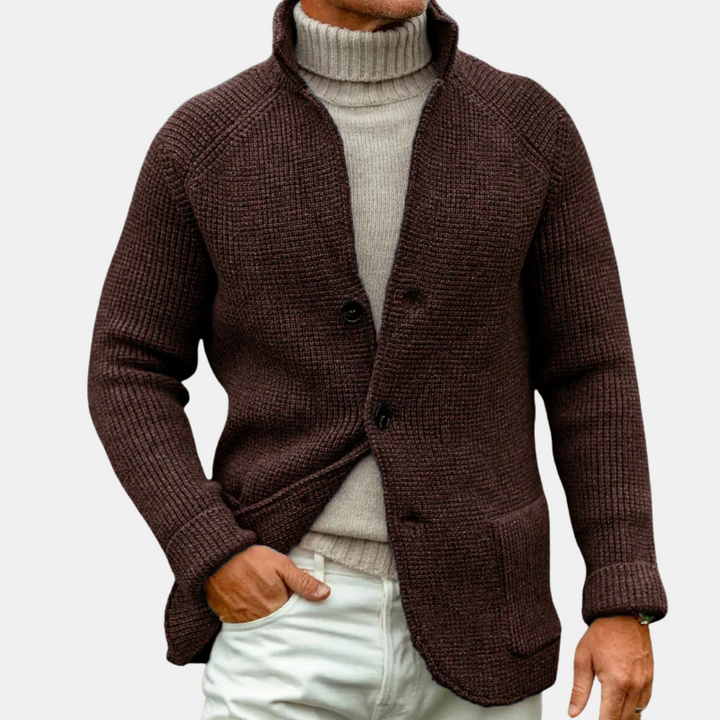 Strickjacke mit Knöpfen für Männer