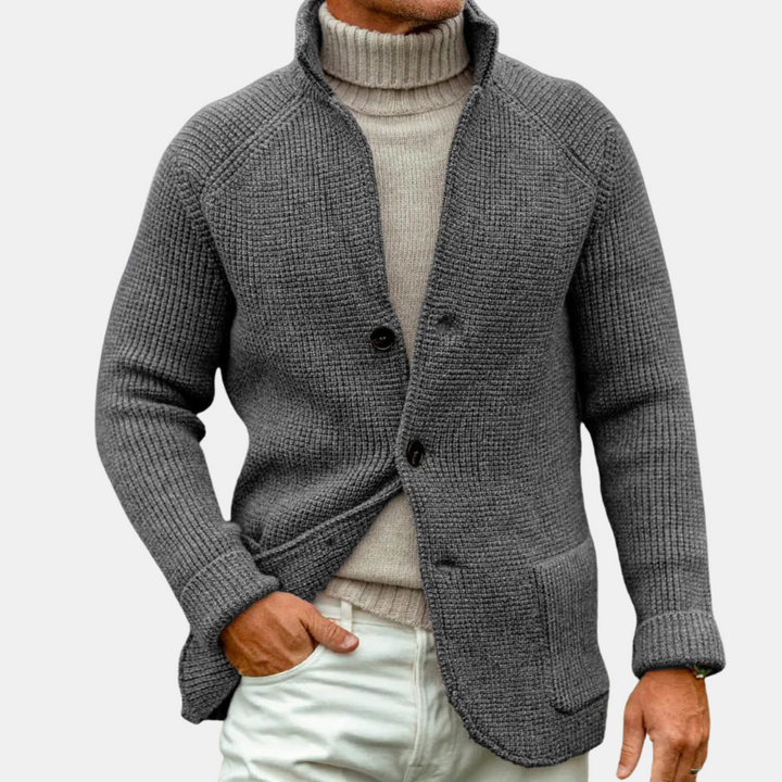 Strickjacke mit Knöpfen für Männer